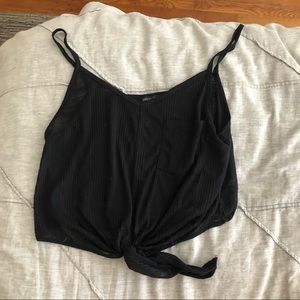 Blacked cropped tank